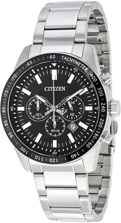 Citizen,Quartz 44mm,44mm,Stainless Steel,Black,Quartz,AN8071,AN8071-51E