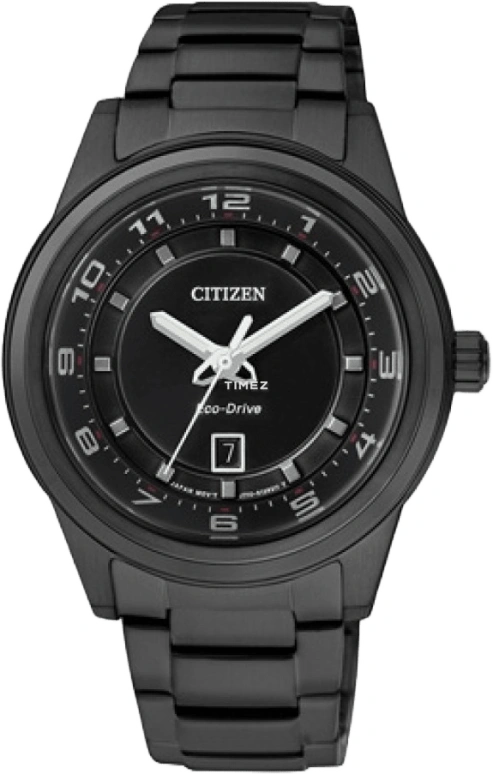 Citizen,Eco-Drive 35mm,35mm,Stainless Steel,Black,Quartz,FE1104,FE1104-55E