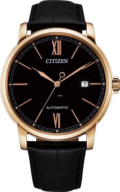 Citizen,Other 42mm,42mm,Stainless Steel,Rose Gold,Black,Automatic,In-house Caliber,Sapphire,NJ0133,NJ0133-12E