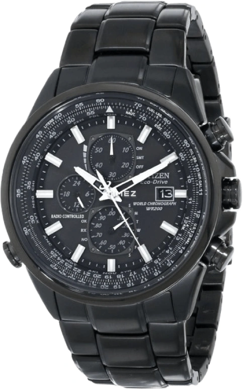 Citizen,Eco-Drive 43mm,43mm,Stainless Steel,Black,Quartz,AT8025,AT8025-51E