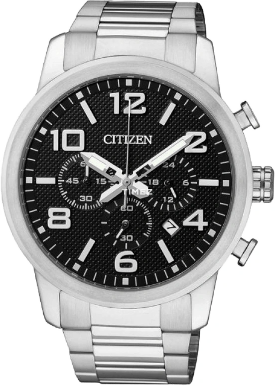 Citizen,Quartz 42mm,42mm,Stainless Steel,Black,Quartz,AN8050,AN8050-51E