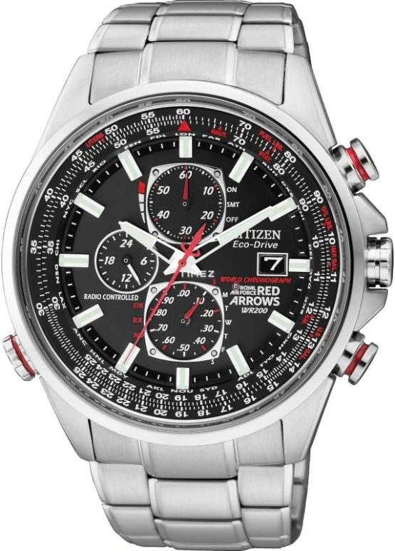 Citizen,Eco-Drive 43mm,43mm,Stainless Steel,Black,Quartz,AT8060,AT8060-50E