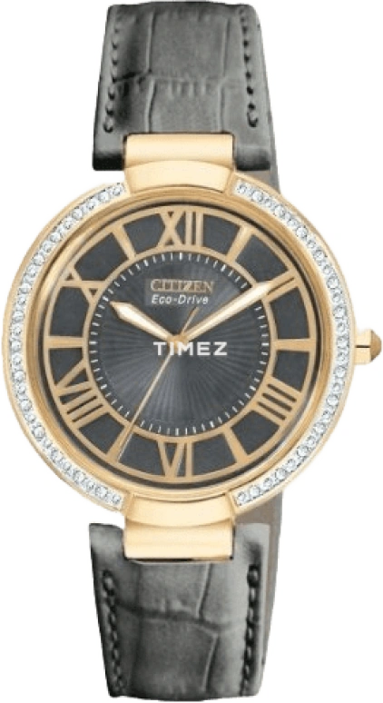 Citizen,Eco-Drive 34mm,34mm,Stainless Steel,Grey,Quartz,EM0103,EM0103-06H