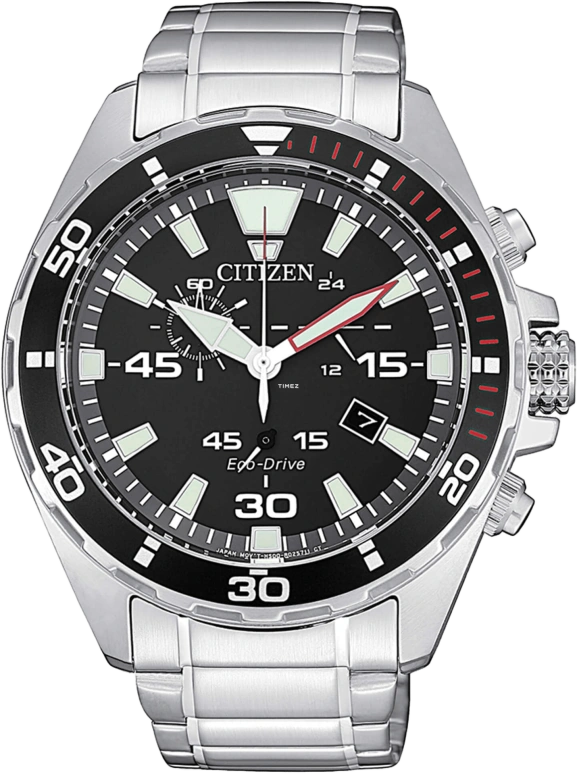 Citizen,Eco-Drive 43mm,43mm,Stainless Steel,Black,Quartz,AT2430,AT2430-80E
