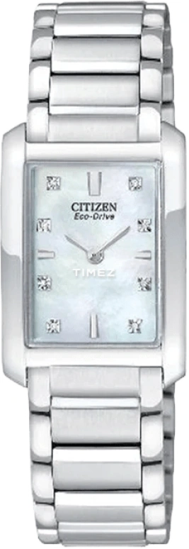 Citizen,Quartz 20mm,20mm,Stainless Steel,Silver,Quartz,Sapphire,Crystal Glass,Square,EX1070,EX1070-50D