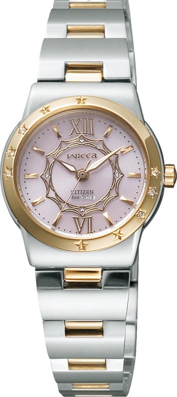 Citizen,Eco-Drive 24mm,24mm,Stainless Steel,Pink,Crystal Glass,EP5744,EP5744-56X