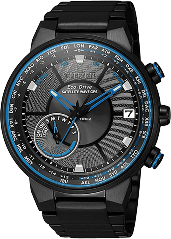 Citizen,Eco-Drive 44mm,44mm,Stainless Steel,Black,Quartz,In-house Caliber,Crystal Glass,CC3078,CC3078-81E