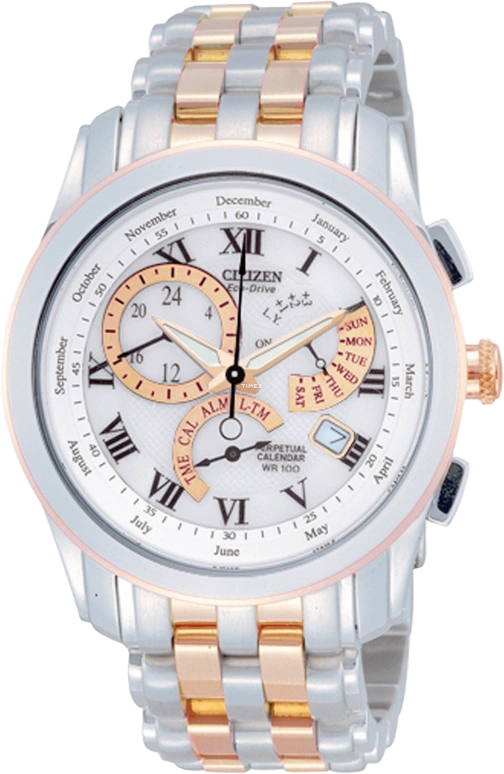 Citizen,Eco-Drive 39mm,39mm,Stainless Steel,Rose Gold,White,Sapphire,Crystal Glass,Rose Gold,BL8104,BL8104-59A