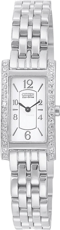 Citizen,CAMPANOLA 16x15mm,16x15mm,Stainless Steel,Silver White,Quartz,Sapphire,Crystal Glass,Square,EG2020,EG2020-79A