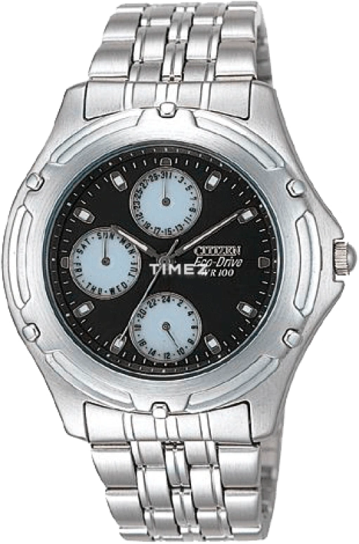 Citizen,Eco-Drive 36mm,36mm,Stainless Steel,Black,Quartz,In-house Caliber,Hardlex,Crystal Glass,AP3030,AP3030-52E