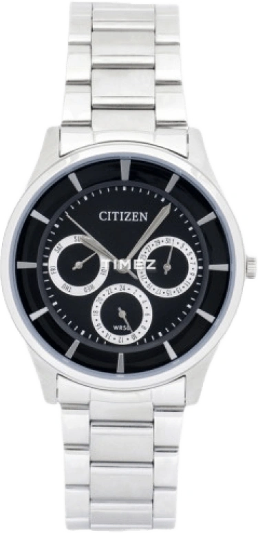 Citizen,Quartz 39mm,39mm,Stainless Steel,Black,Quartz,AG8351,AG8351-86E