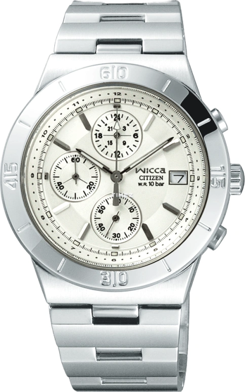 Citizen,Quartz ,Stainless Steel,White,Hardlex,Crystal Glass,Closed,AN4000,AN4000-51A