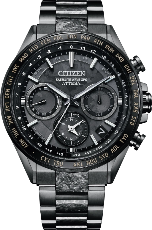 Citizen,Eco-Drive 44mm,44mm,Titanium,Black,Quartz,In-house Caliber,Sapphire,CC4044,CC4044-53E