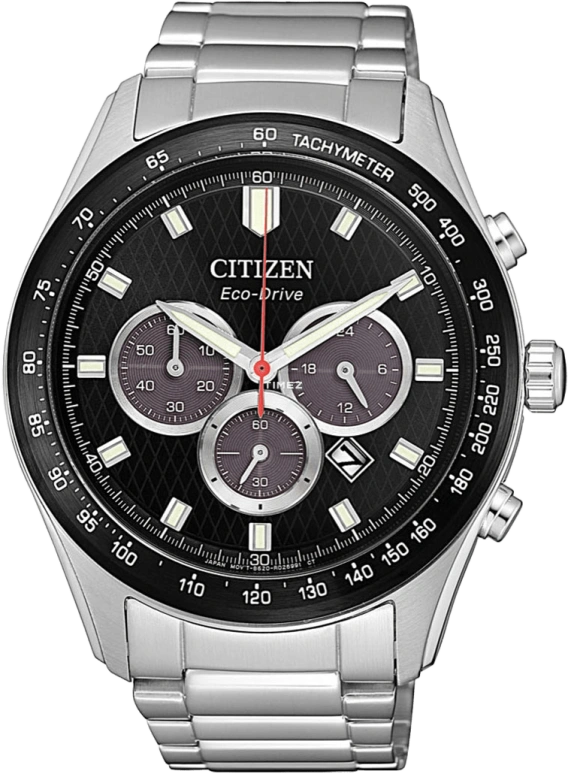 Citizen,Eco-Drive 43mm,43mm,Stainless Steel,Black,Quartz,In-house Caliber,Sapphire,Crystal Glass,CA4454,CA4454-89E
