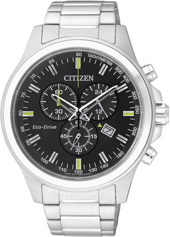 Citizen,Eco-Drive 42mm,42mm,Stainless Steel,Black,Sapphire,Crystal Glass,AT2310,AT2310-57E