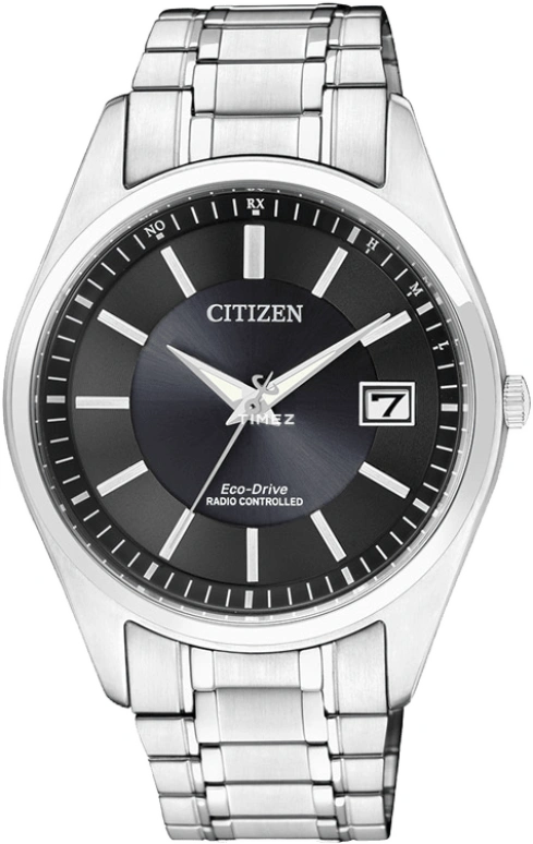 Citizen,Eco-Drive 39mm,39mm,Stainless Steel,Black,Sapphire,Crystal Glass,AS5050,AS5050-56E