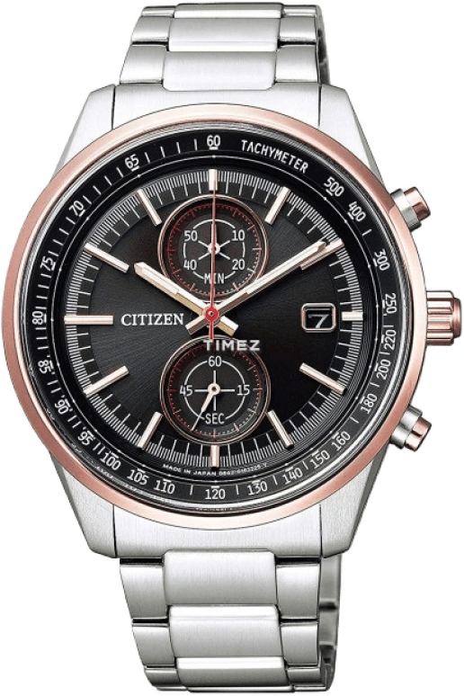 Citizen,Quartz 41mm,41mm,Stainless Steel,Black,Quartz,CA7034,CA7034-61E