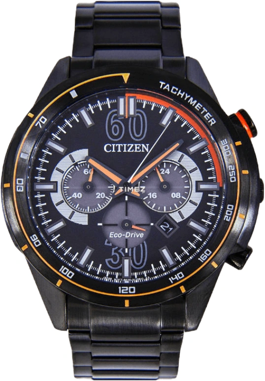 Citizen,Eco-Drive 45mm,45mm,Stainless Steel,Black,Quartz,CA4125,CA4125-56E
