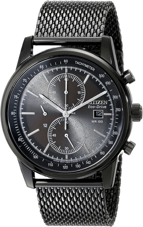 Citizen,Other 42mm,42mm,Stainless Steel,Black,Quartz,CA0338,CA0338-57E