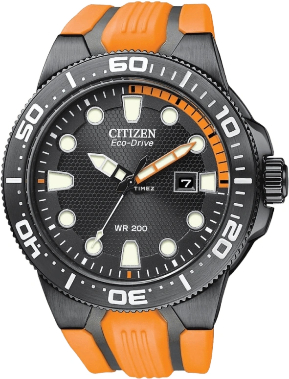 Citizen,Eco-Drive 45mm,45mm,Stainless Steel,Black,Quartz,BN0097,BN0097-11E