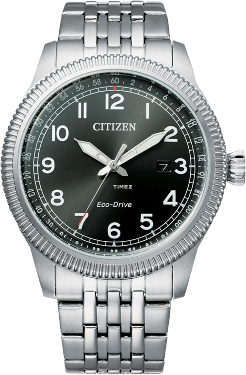 Citizen,Other 42.50mm,42.50mm,Stainless Steel,Black,Quartz,BM7480,BM7480-81E