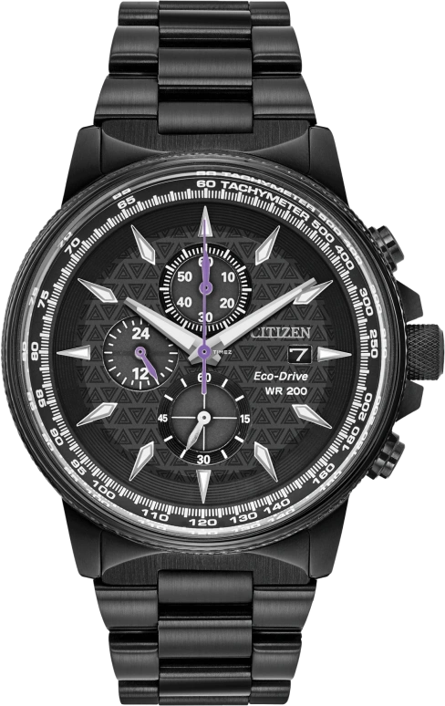 Citizen,Eco-Drive 43mm,43mm,Stainless Steel,Black,Quartz,In-house Caliber,Sapphire,Crystal Glass,CA0297,CA0297-52W