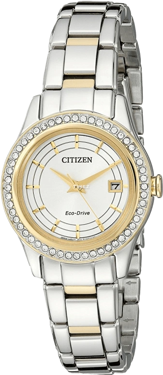 Citizen,Quartz 28.50mm,28.50mm,Stainless Steel,White,Quartz,FE1124,FE1124-58A
