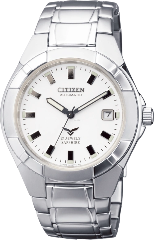 Citizen,Other 37mm,37mm,Stainless Steel,White,Sapphire,Open,NJ2110,NJ2110-50A