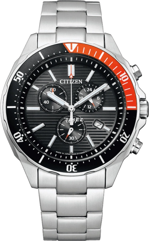 Citizen,Quartz 42mm,42mm,Stainless Steel,Black,Quartz,AT2498,AT2498-51E