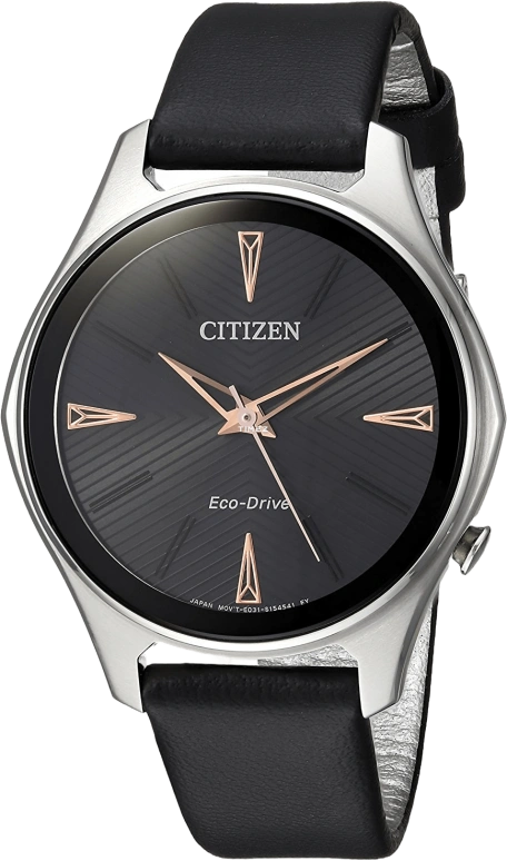 Citizen,Quartz 37mm,37mm,Stainless Steel,Black,Quartz,EM0591,EM0591-01E
