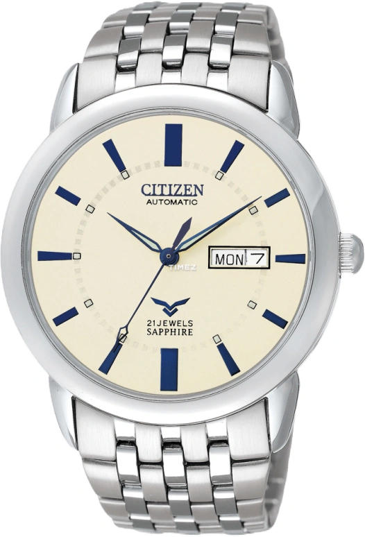 Citizen,Other 40mm,40mm,Stainless Steel,White,Sapphire,NH8260,NH8260-50AB