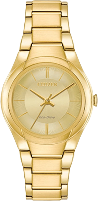 Citizen,Quartz 29mm,29mm,Stainless Steel,Champagne,Quartz,FE2092,FE2092-57P