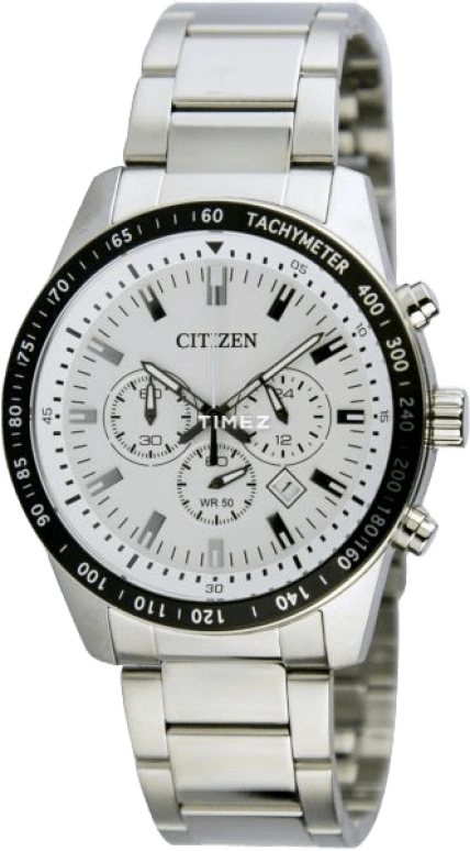 Citizen,Quartz 44mm,44mm,Stainless Steel,White,Quartz,AN8070,AN8070-53A