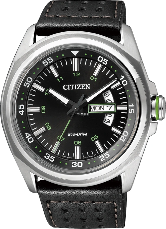 Citizen,Eco-Drive 43.50mm,43.50mm,Stainless Steel,Black,Quartz,In-house Caliber,Hardlex,Crystal Glass,AW0020,AW0020-16EB