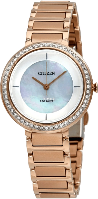Citizen,Other 30mm,30mm,Stainless Steel,White,Quartz,EM0483,EM0483-54D