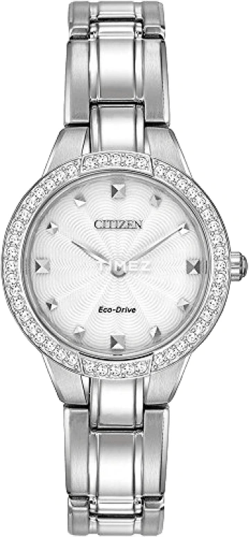 Citizen,Eco-Drive 28mm,28mm,Stainless Steel,White,Quartz,EX1360,EX1360-50A