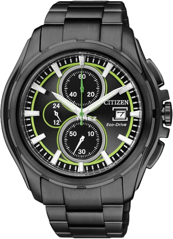 Citizen,Eco-Drive 45mm,45mm,Stainless Steel,Black,Quartz,CA0275,CA0275-55E