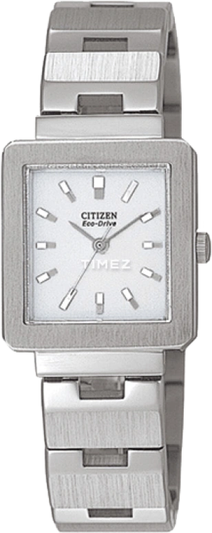 Citizen,Other 30x23mm,30x23mm,Stainless Steel,White,Quartz,In-house Caliber,Hardlex,Crystal Glass,EP5090,EP5090-51A
