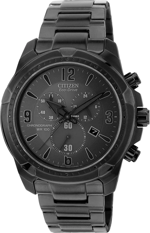 Citizen,Other 45mm,45mm,Stainless Steel,Black,Quartz,AT2265,AT2265-50H