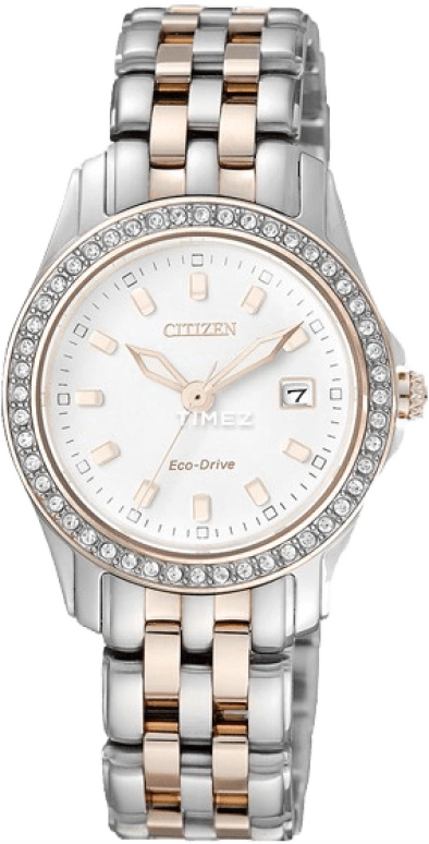 Citizen,Quartz 29mm,29mm,Stainless Steel,White,Sapphire,Crystal Glass,Setting,Diamonds,EW1904,EW1904-50A