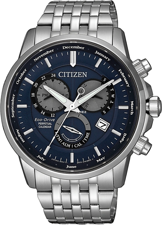 Citizen,Eco-Drive 41mm,41mm,Stainless Steel,Quartz,In-house Caliber,Sapphire,Crystal Glass,BL8150,BL8150-86L