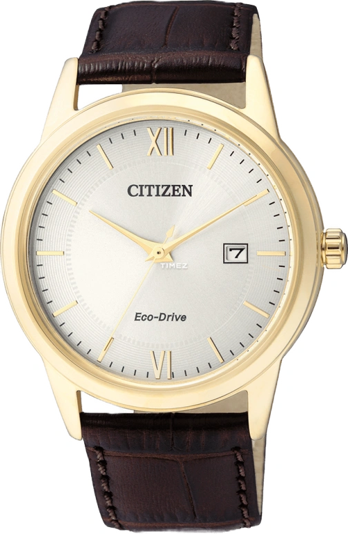 Citizen,Eco-Drive 40.20mm,40.20mm,Stainless Steel,White,Crystal Glass,Gold,AW1232,AW1232-12A