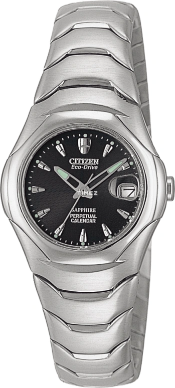 Citizen,Eco-Drive 26mm,26mm,Stainless Steel,Black,Sapphire,EW7050,EW7050-51E