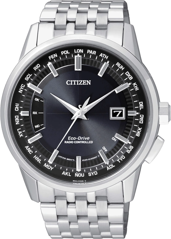 Citizen,Eco-Drive 43mm,43mm,Stainless Steel,Black,Sapphire,CB0150,CB0150-62L