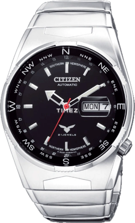 Citizen,Other 38mm,38mm,Stainless Steel,Black,Sapphire,Crystal Glass,Open,NH8079,NH8079-51EB