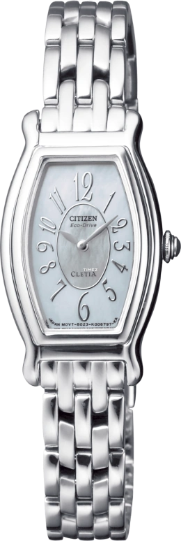 Citizen,Eco-Drive ,Stainless Steel,White,Crystal Glass,EW8900,EW8900-52A