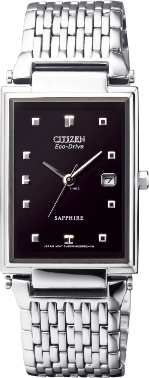 Citizen,Eco-Drive 33x25mm,33x25mm,Stainless Steel,Sapphire,BW0060,BW0060-57E