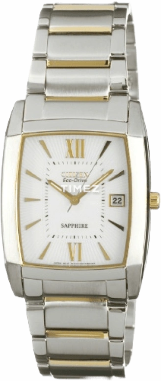 Citizen,Eco-Drive 33mm,33mm,Stainless Steel,Bi-color,White,Quartz,BM6514,BM6514-51A
