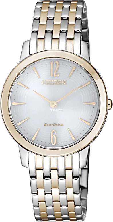 Citizen,Other 35.20mm,35.20mm,Stainless Steel,Bi-color,White,Quartz,EX1496,EX1496-82A