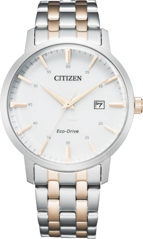 Citizen,Eco-Drive 40mm,40mm,Stainless Steel,White,Quartz,In-house Caliber,Crystal Glass,BM7466,BM7466-81H